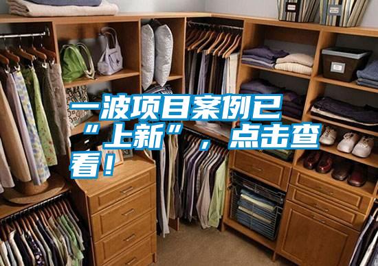 一波项目案例已“上新”，点击查看！