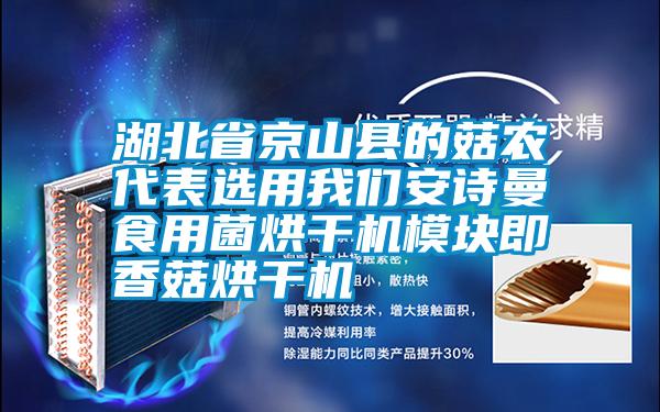 湖北省京山县的菇农代表选用成人抖音在线下载成人抖音在线下载食用菌烘干机模块即香菇烘干机