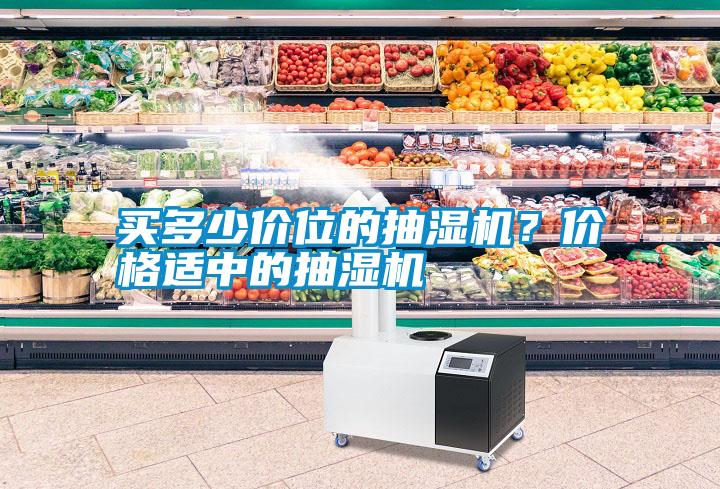 买多少价位的抽湿机？价格适中的抽湿机