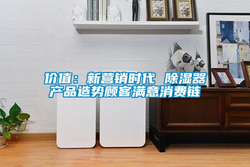 价值：新营销时代 除湿器产品造势顾客满意消费链