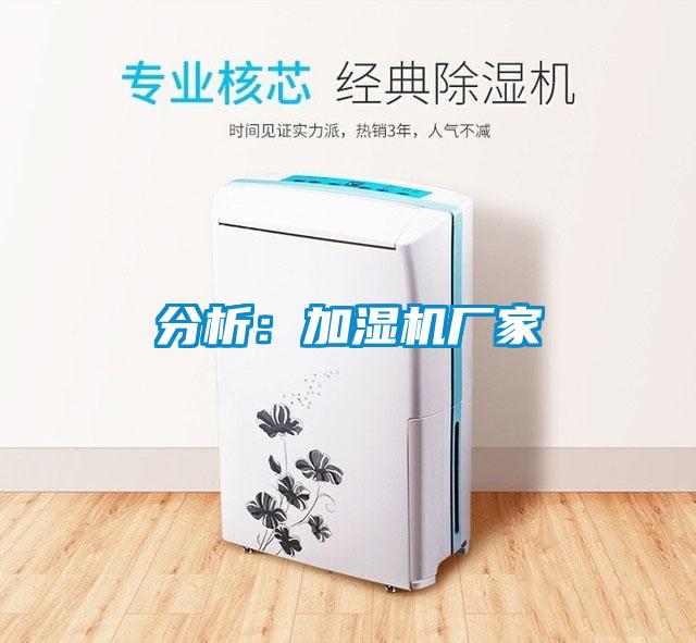 分析：加湿机厂家