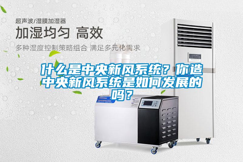 什么是中央新风系统？你造中央新风系统是如何发展的吗？