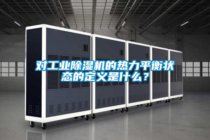 对工业91抖音免费看片的热力平衡状态的定义是什么？