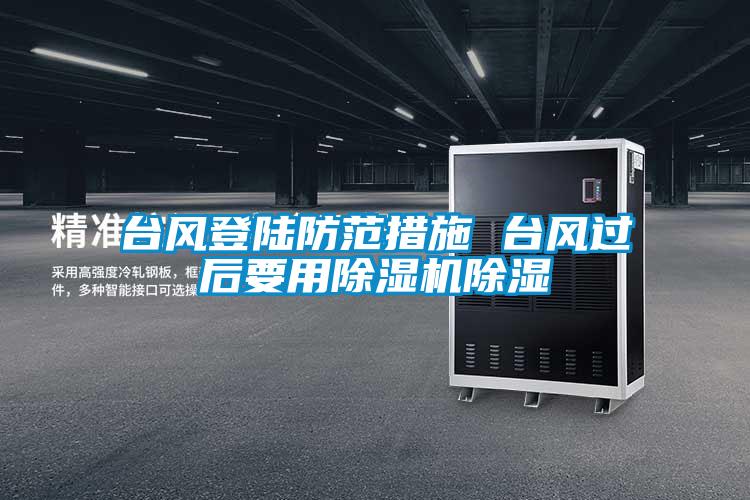 台风登陆防范措施 台风过后要用91抖音免费看片除湿