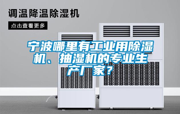 宁波哪里有工业用91抖音免费看片、抽湿机的专业生产厂家？