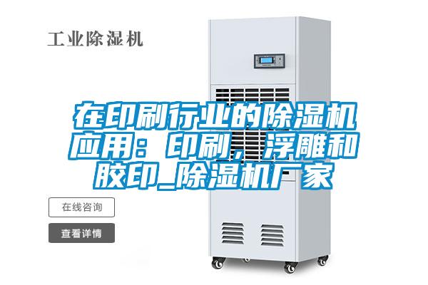 在印刷行业的91抖音免费看片应用：印刷，浮雕和胶印_91抖音免费看片厂家