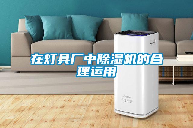 在灯具厂中91抖音免费看片的合理运用