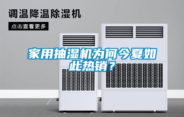 家用抽湿机为何今夏如此热销？