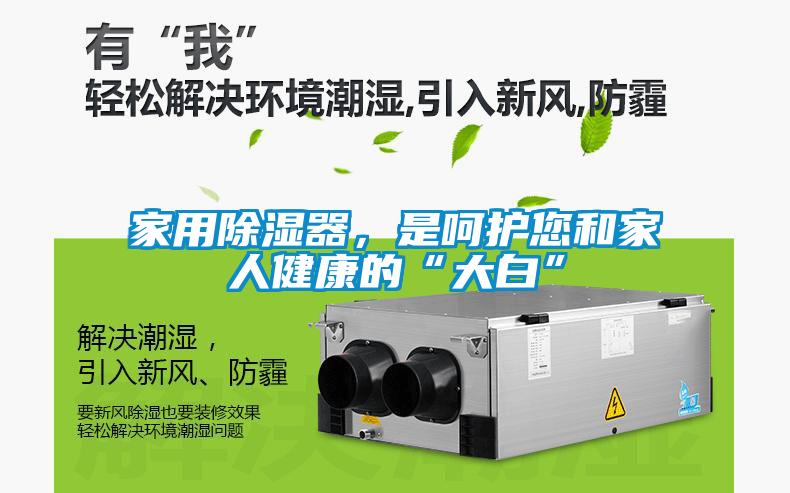 家用除湿器，是呵护您和家人健康的“大白”