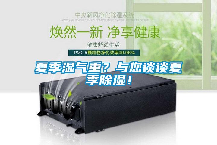夏季湿气重？与您谈谈夏季除湿！