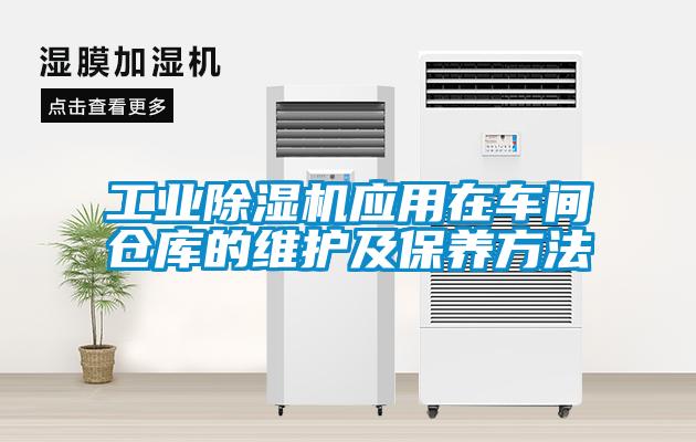 工业91抖音免费看片应用在车间仓库的维护及保养方法