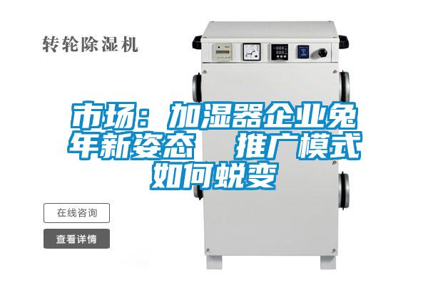 市场：加湿器企业兔年新姿态  推广模式如何蜕变
