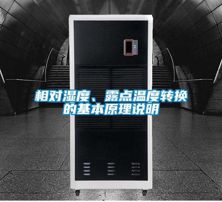 相对湿度、露点温度转换的基本原理说明