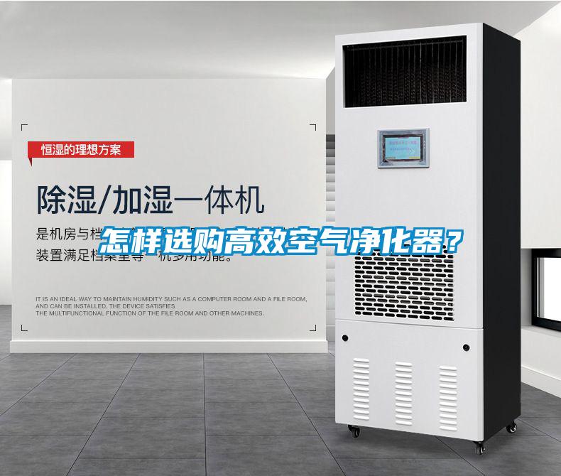 怎样选购高效空气净化器？