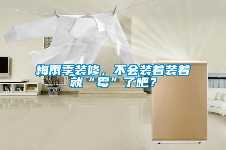 梅雨季装修，不会装着装着就“霉”了吧？