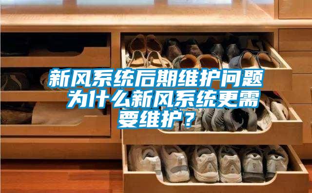 新风系统后期维护问题 为什么新风系统更需要维护？