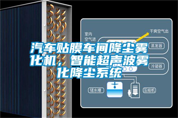 汽车贴膜车间降尘雾化机，智能超声波雾化降尘系统