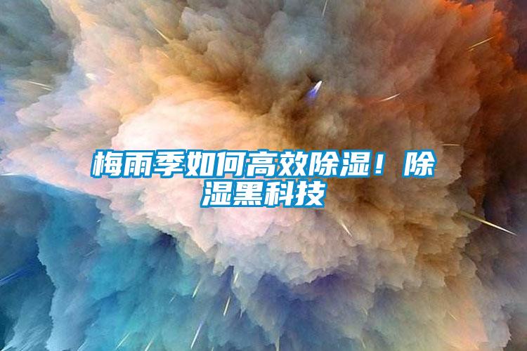 梅雨季如何高效除湿！除湿黑科技