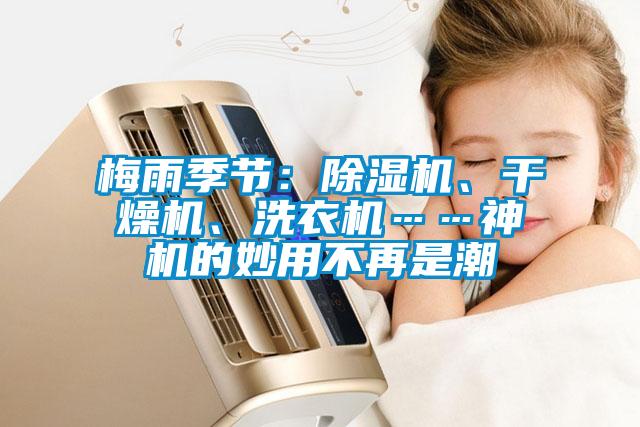 梅雨季节：91抖音免费看片、干燥机、洗衣机……神机的妙用不再是潮