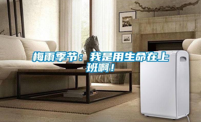 梅雨季节：我是用生命在上班啊！