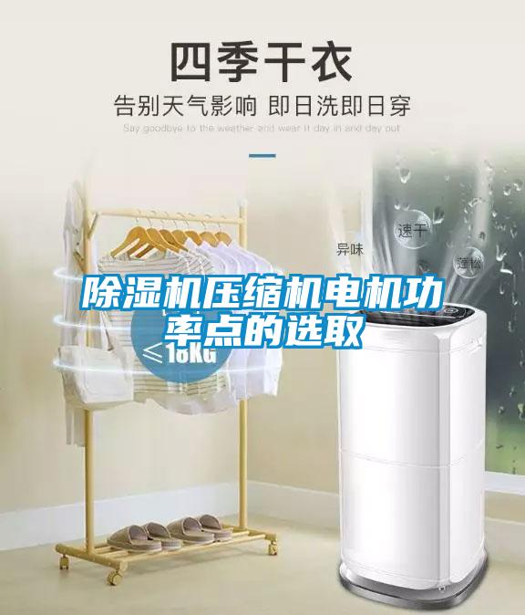 91抖音免费看片压缩机电机功率点的选取