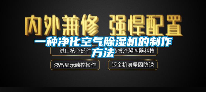 一种净化空气91抖音免费看片的制作方法