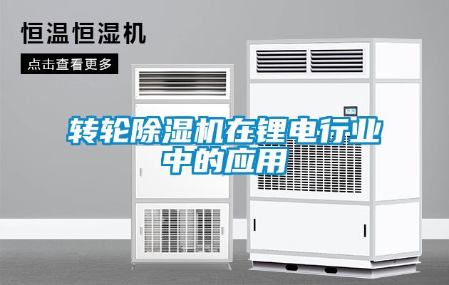 转轮91抖音免费看片在锂电行业中的应用