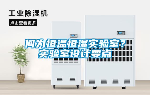 何为恒温恒湿实验室？实验室设计要点