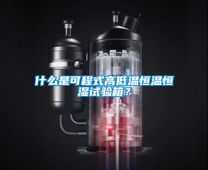 什么是可程式高低温恒温恒湿试验箱？