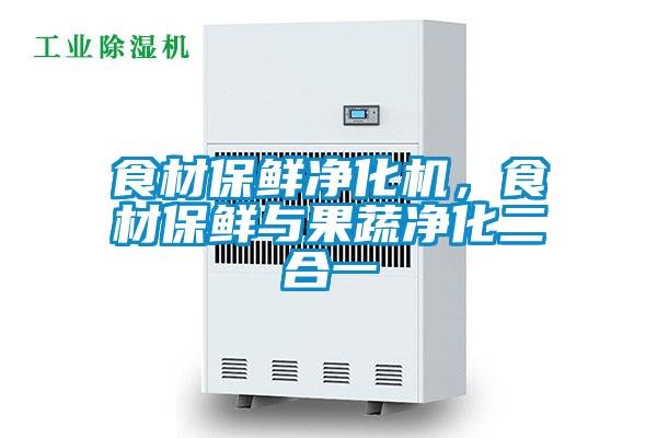 食材保鲜净化机，食材保鲜与果蔬净化二合一