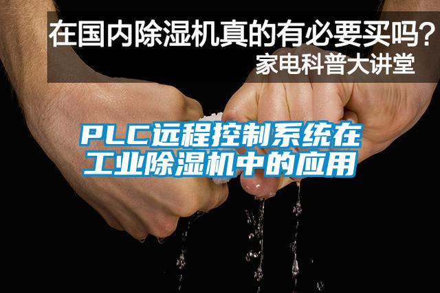 PLC远程控制系统在工业91抖音免费看片中的应用