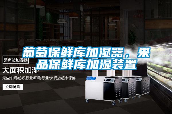 葡萄保鲜库加湿器，果品保鲜库加湿装置