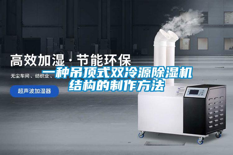一种吊顶式双冷源91抖音免费看片结构的制作方法