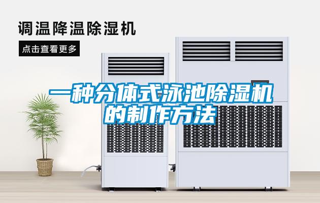 一种分体式泳池91抖音免费看片的制作方法