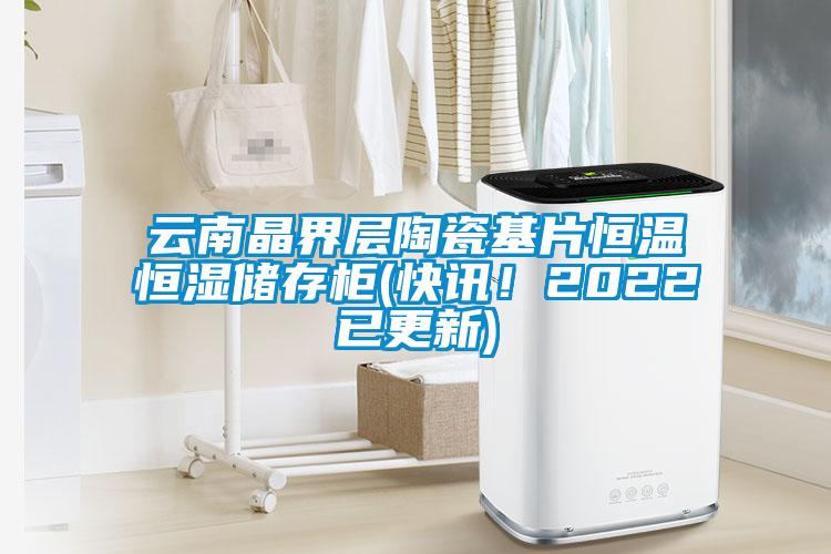 云南晶界层陶瓷基片恒温恒湿储存柜(快讯！2022已更新)