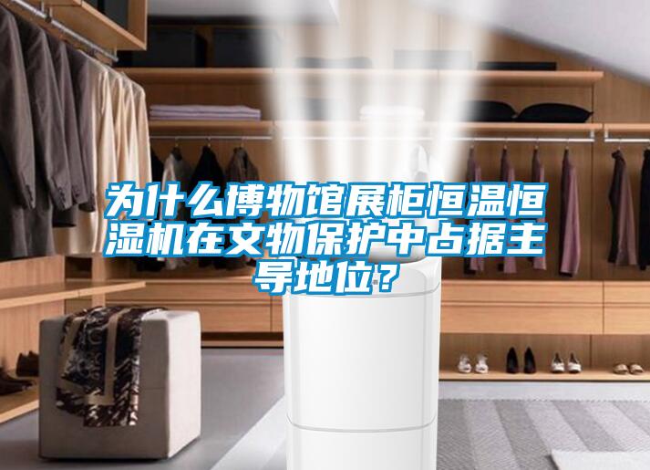 为什么博物馆展柜恒温恒湿机在文物保护中占据主导地位？