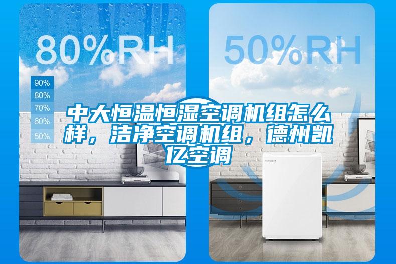 中大恒温恒湿空调机组怎么样，洁净空调机组，德州凯亿空调