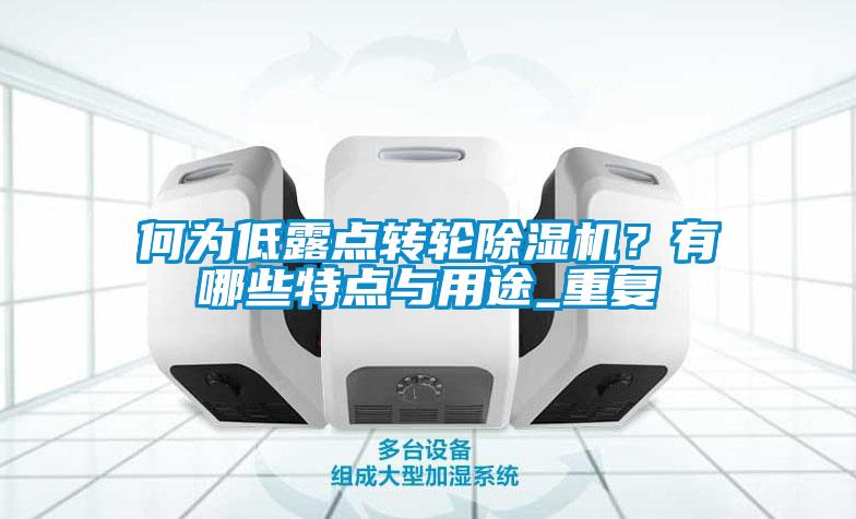 何为低露点转轮91抖音免费看片？有哪些特点与用途_重复