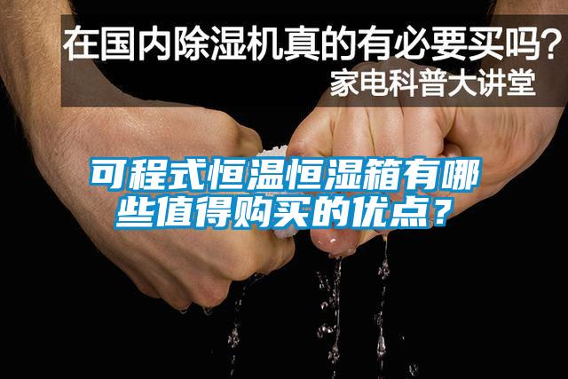 可程式恒温恒湿箱有哪些值得购买的优点？