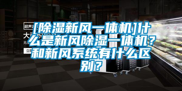 [除湿新风一体机]什么是新风除湿一体机？和新风系统有什么区别？