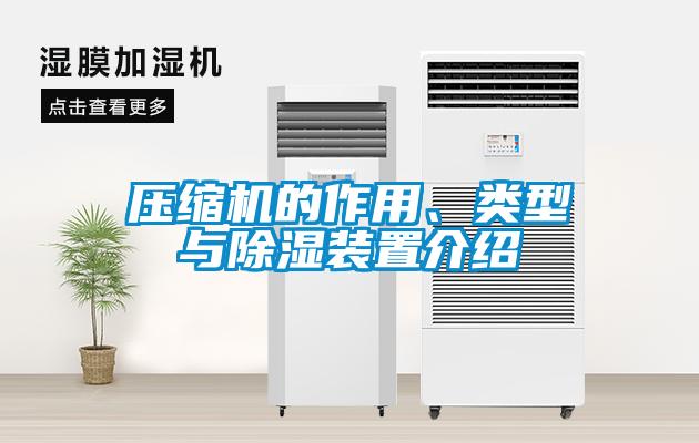 压缩机的作用、类型与除湿装置介绍