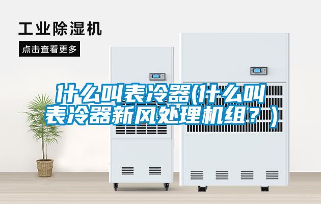 什么叫表冷器(什么叫表冷器新风处理机组？)
