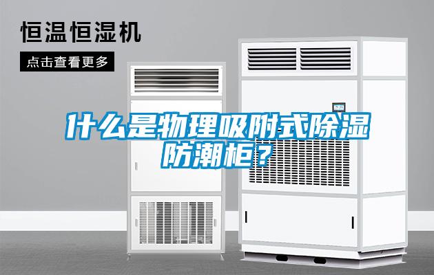 什么是物理吸附式除湿防潮柜？