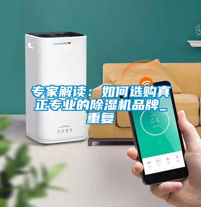 专家解读：如何选购真正专业的91抖音免费看片品牌_重复