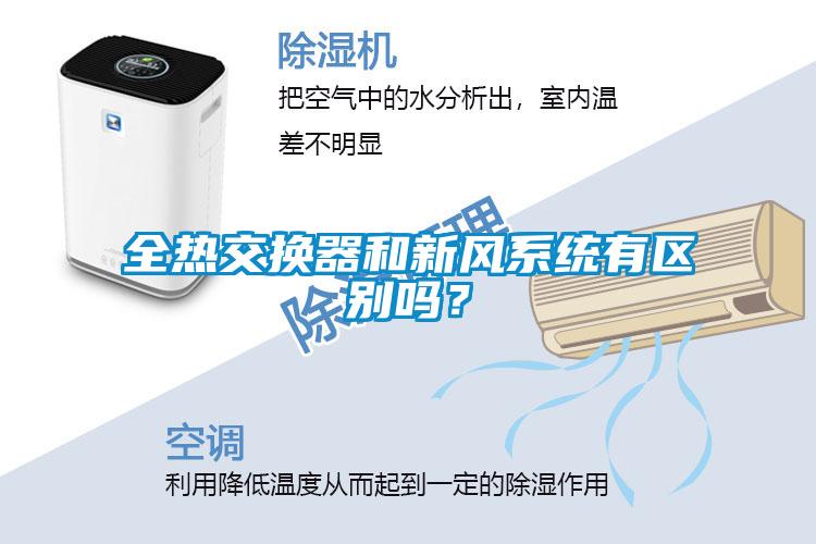 全热交换器和新风系统有区别吗？