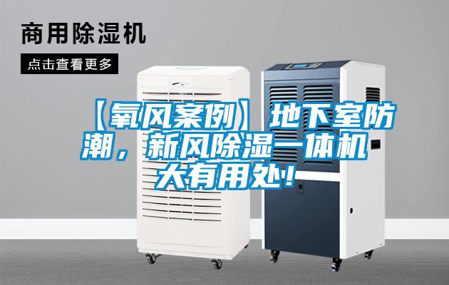 【氧风案例】地下室防潮，新风除湿一体机大有用处！