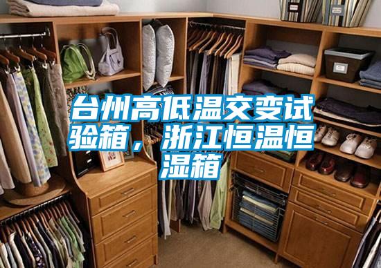 台州高低温交变试验箱，浙江恒温恒湿箱