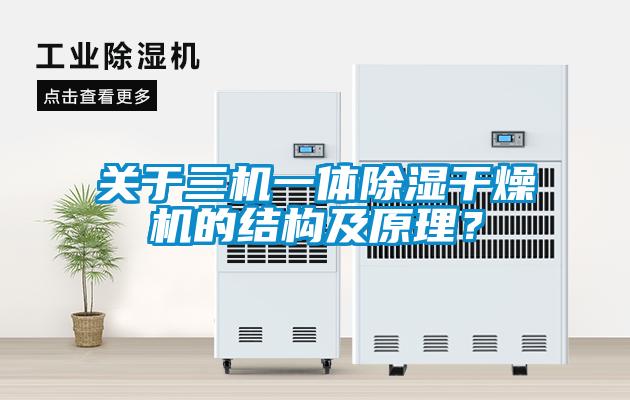 关于三机一体除湿干燥机的结构及原理？