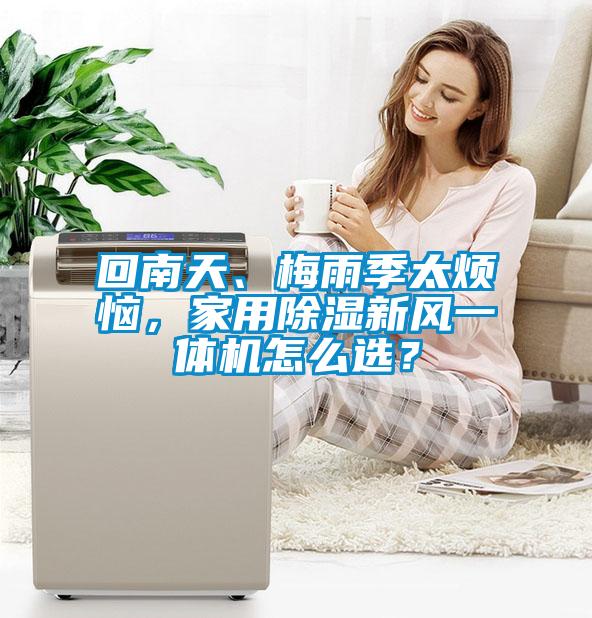回南天、梅雨季太烦恼，家用除湿新风一体机怎么选？