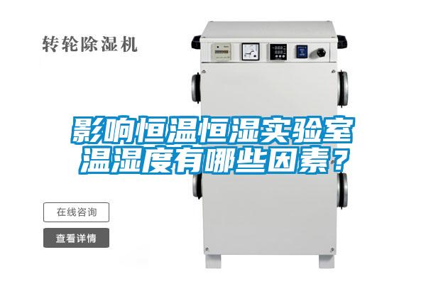 影响恒温恒湿实验室温湿度有哪些因素？